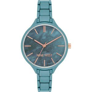 Women Crystal Lens Rubberized Not Water Resistant Bracelet Watch